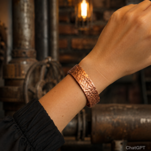 bracelet cuivre martelé